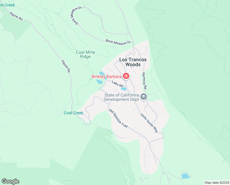 map of restaurants, bars, coffee shops, grocery stores, and more near 344 Bonita Road in Portola Valley