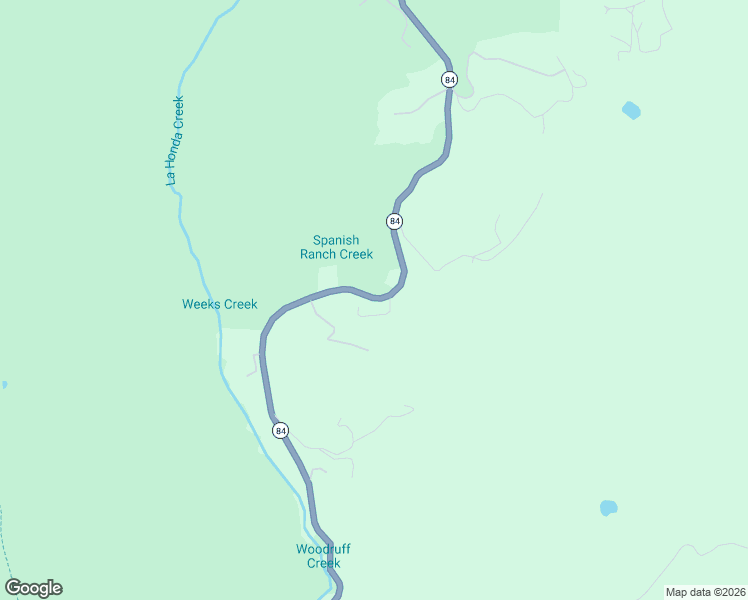 map of restaurants, bars, coffee shops, grocery stores, and more near 11100 La Honda Road in La Honda