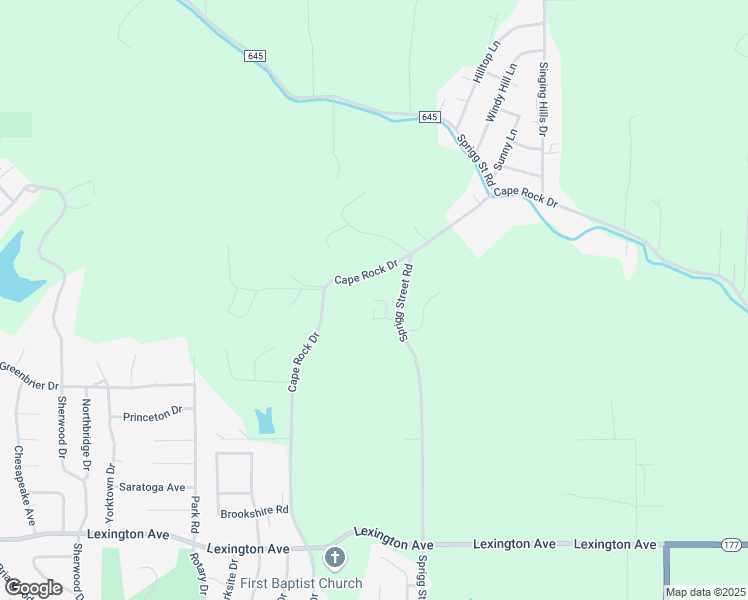 map of restaurants, bars, coffee shops, grocery stores, and more near 1113 Cape Hills Drive in Cape Girardeau