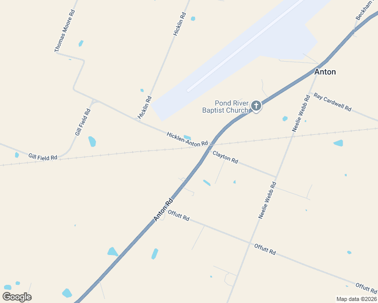 map of restaurants, bars, coffee shops, grocery stores, and more near Hicklen-Anton Road in Madisonville