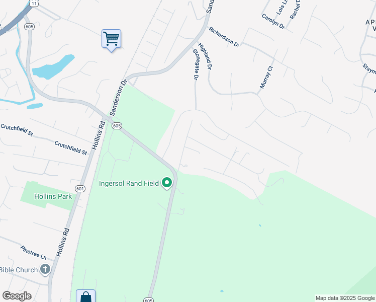 map of restaurants, bars, coffee shops, grocery stores, and more near 7239 Old Mountain Road in Roanoke