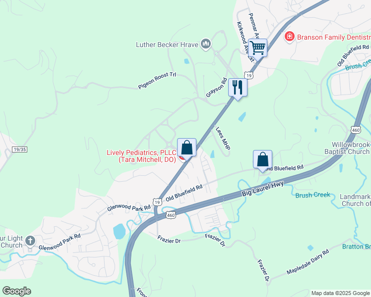 map of restaurants, bars, coffee shops, grocery stores, and more near 450 Courthouse Road in Princeton