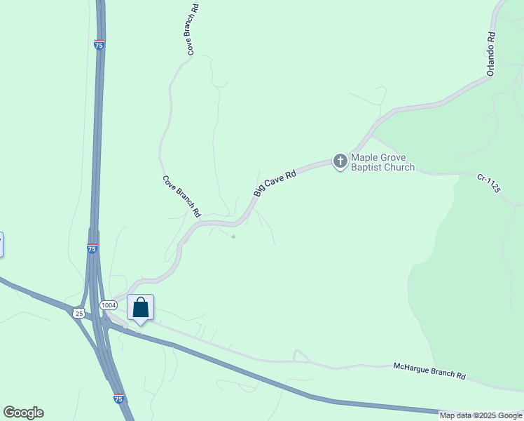 map of restaurants, bars, coffee shops, grocery stores, and more near Orlando Road in Orlando