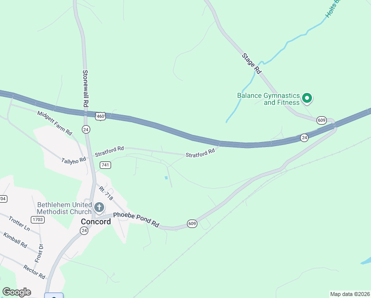 map of restaurants, bars, coffee shops, grocery stores, and more near 521 Stratford Road in Concord