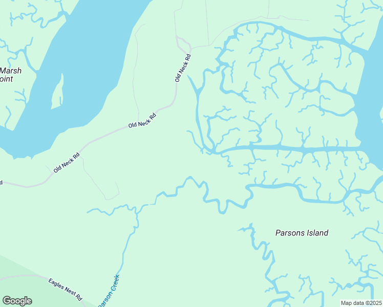 map of restaurants, bars, coffee shops, grocery stores, and more near 21407 Old Neck Road in Charles City