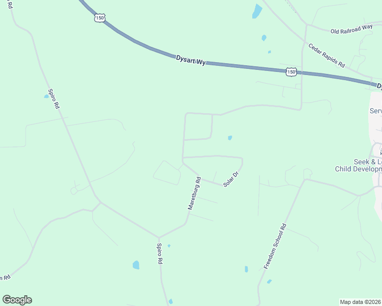 map of restaurants, bars, coffee shops, grocery stores, and more near Maretburg-Spiro Road in Mount Vernon