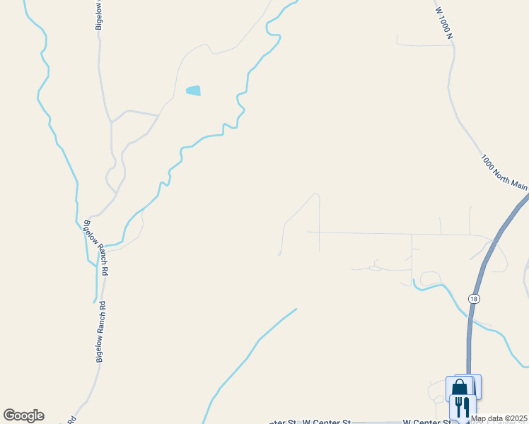 map of restaurants, bars, coffee shops, grocery stores, and more near 700 West 500 North in Washington