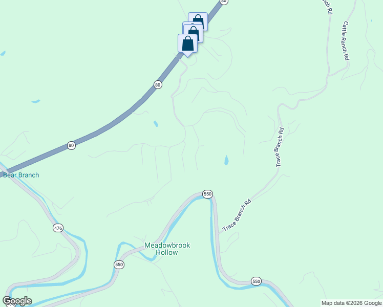 map of restaurants, bars, coffee shops, grocery stores, and more near 107 Saint Barts Drive in Hazard
