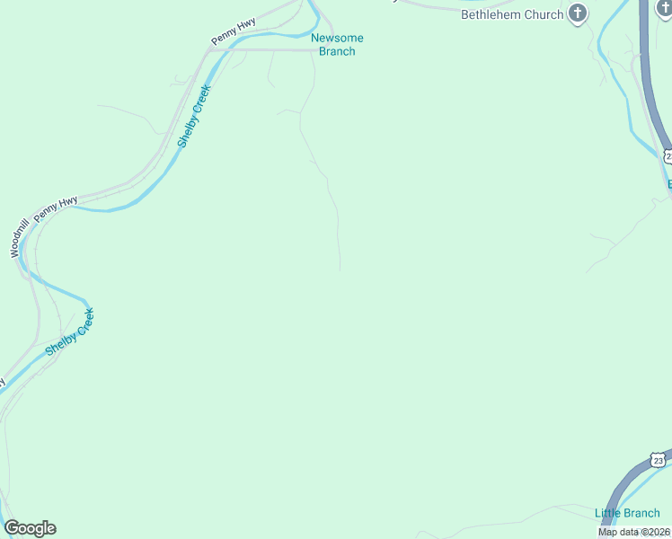 map of restaurants, bars, coffee shops, grocery stores, and more near 1-699 Harrison Newsome Road in Pikeville