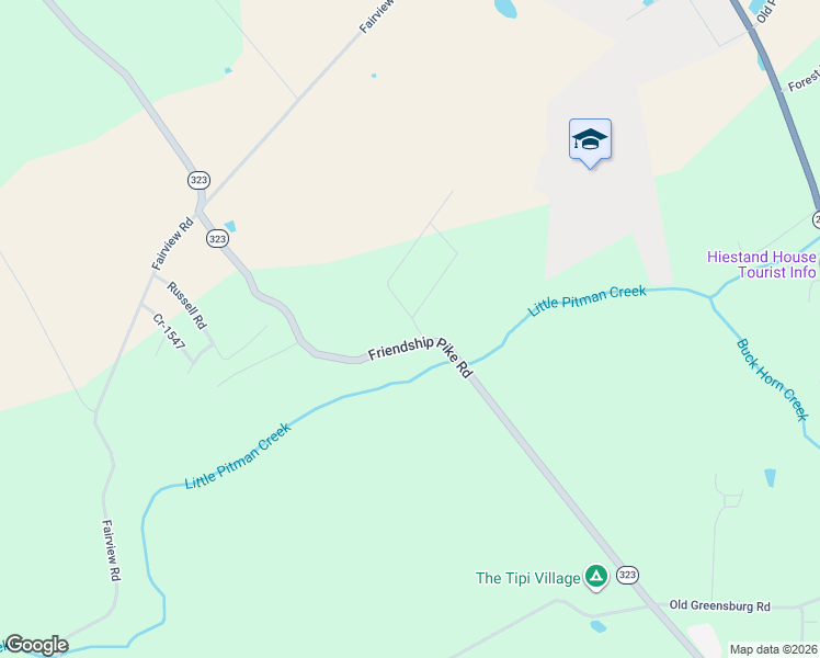 map of restaurants, bars, coffee shops, grocery stores, and more near 1302 Friendship Pike Road in Campbellsville