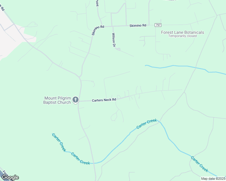 map of restaurants, bars, coffee shops, grocery stores, and more near 331 Carters Neck Road in Williamsburg