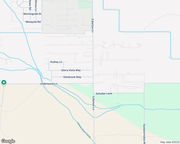 map of restaurants, bars, coffee shops, grocery stores, and more near 2608 Sierra Vista Way in Bishop