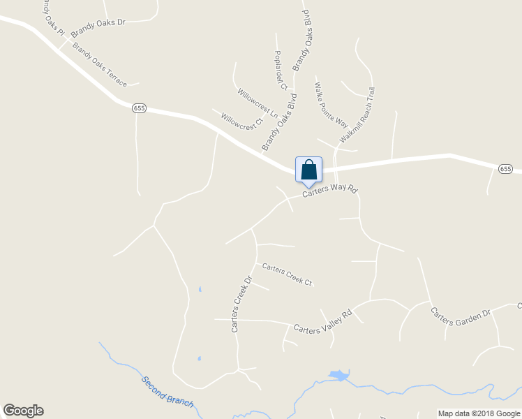 map of restaurants, bars, coffee shops, grocery stores, and more near 13420 Carters Way Road in Chesterfield