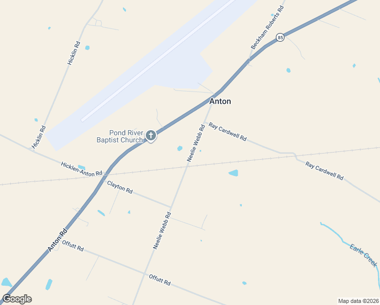 map of restaurants, bars, coffee shops, grocery stores, and more near 1313-1563 Neelie Webb Road in Madisonville