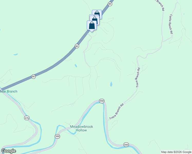 map of restaurants, bars, coffee shops, grocery stores, and more near 107 Saint Barts Drive in Hazard