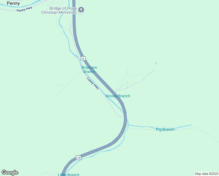 map of restaurants, bars, coffee shops, grocery stores, and more near 8762 U.S. 23 in Pikeville
