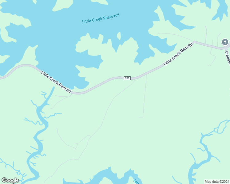 map of restaurants, bars, coffee shops, grocery stores, and more near 128 Turners Neck Road in Toano