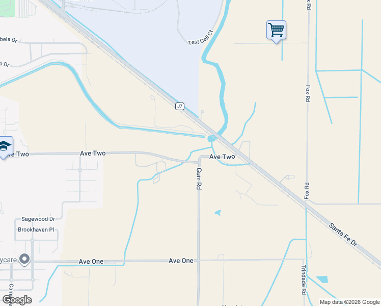 map of restaurants, bars, coffee shops, grocery stores, and more near 4263 Gurr Road in Atwater