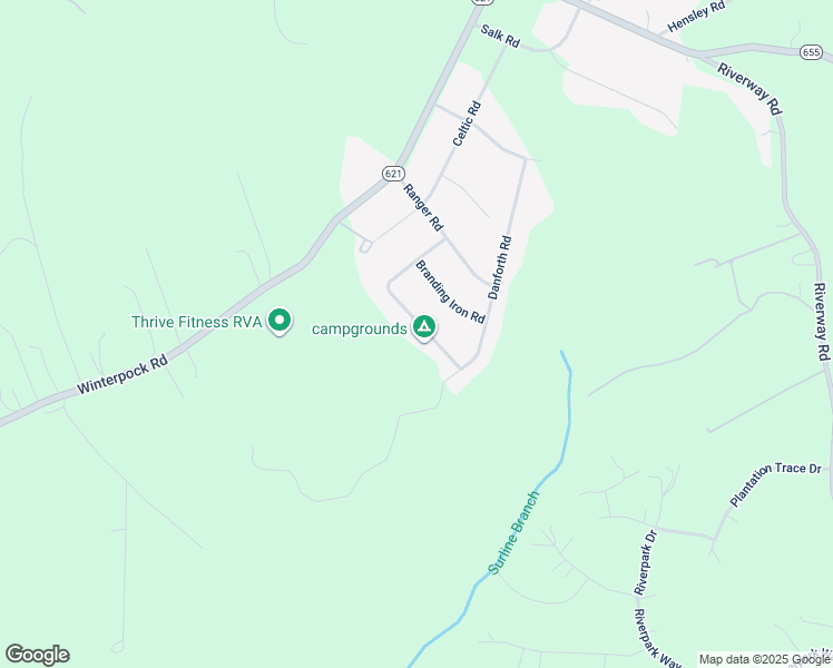map of restaurants, bars, coffee shops, grocery stores, and more near 14341 Rosebud Road in Chesterfield