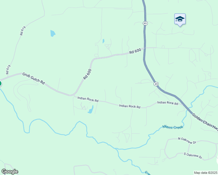 map of restaurants, bars, coffee shops, grocery stores, and more near 41345 Singing Hills Circle in Ahwahnee