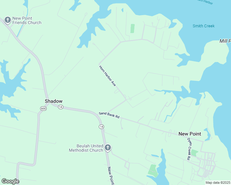 map of restaurants, bars, coffee shops, grocery stores, and more near 279 Horn Harbor Avenue in New Point