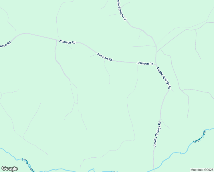 map of restaurants, bars, coffee shops, grocery stores, and more near 22985 Johnson Road in Jetersville