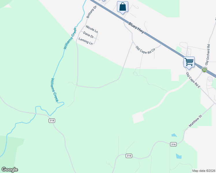 map of restaurants, bars, coffee shops, grocery stores, and more near Unnamed Road in Jackson