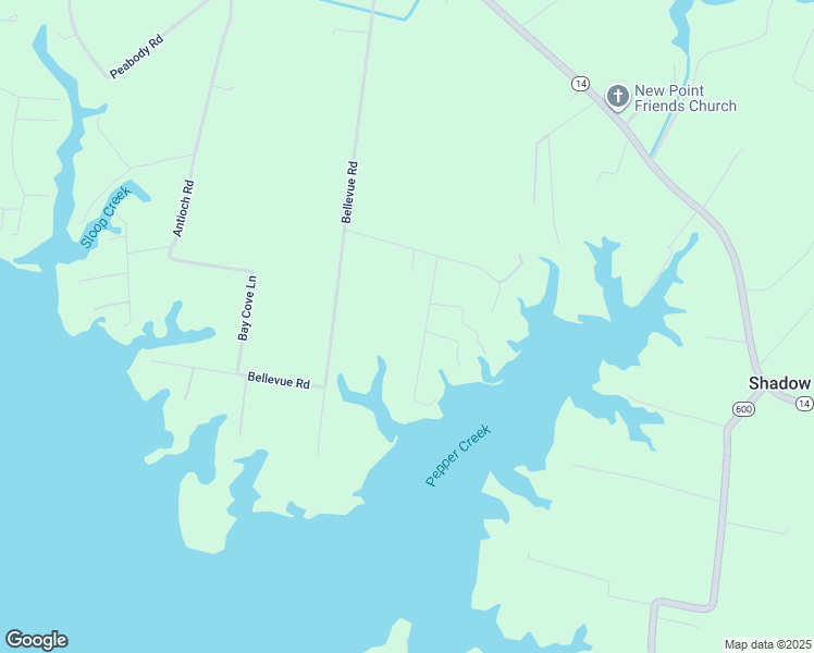 map of restaurants, bars, coffee shops, grocery stores, and more near 372 Pepper Creek Road in Susan