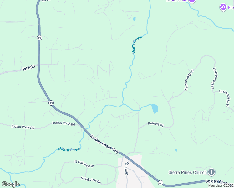 map of restaurants, bars, coffee shops, grocery stores, and more near 45695 Lauri Lane in Oakhurst