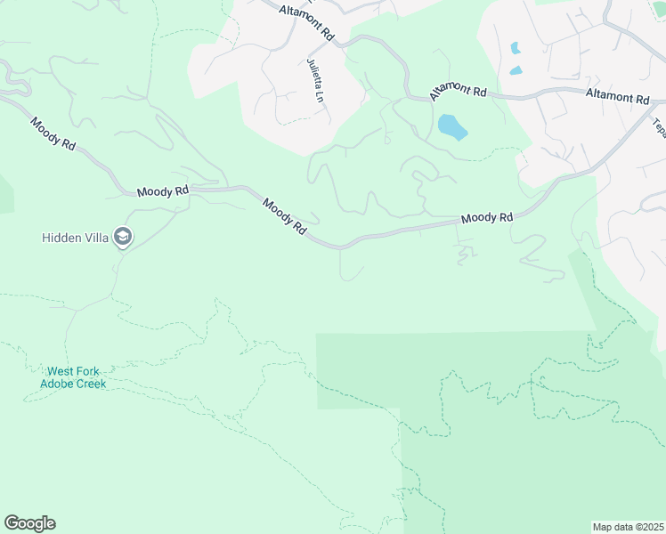 map of restaurants, bars, coffee shops, grocery stores, and more near 11991 Murietta Lane in Los Altos Hills