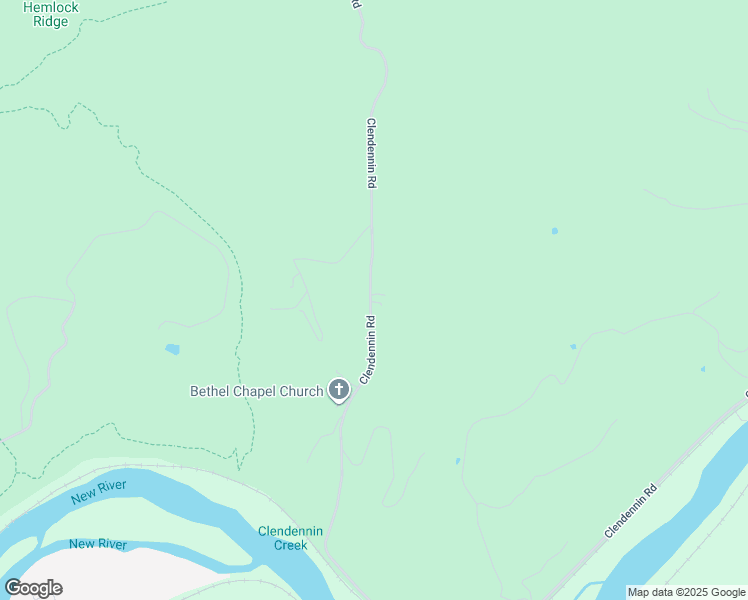 map of restaurants, bars, coffee shops, grocery stores, and more near 1287 Clendennin Road in Narrows