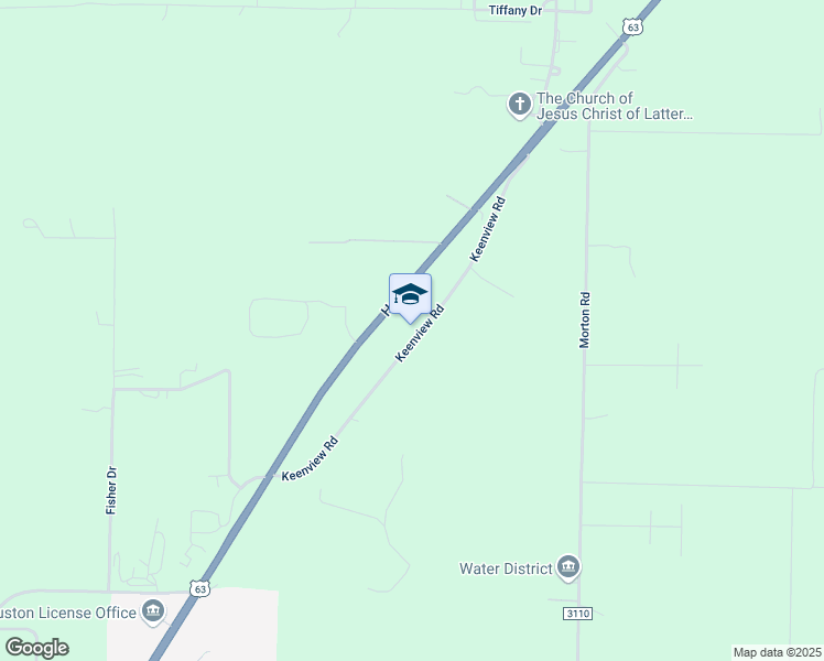 map of restaurants, bars, coffee shops, grocery stores, and more near 8364 U.S. 63 in Houston