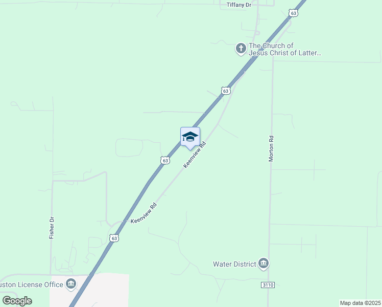 map of restaurants, bars, coffee shops, grocery stores, and more near 8364 U.S. 63 in Houston