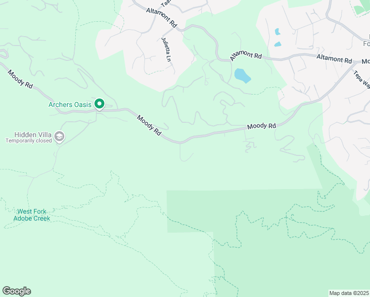 map of restaurants, bars, coffee shops, grocery stores, and more near 12000 Murietta Lane in Los Altos Hills