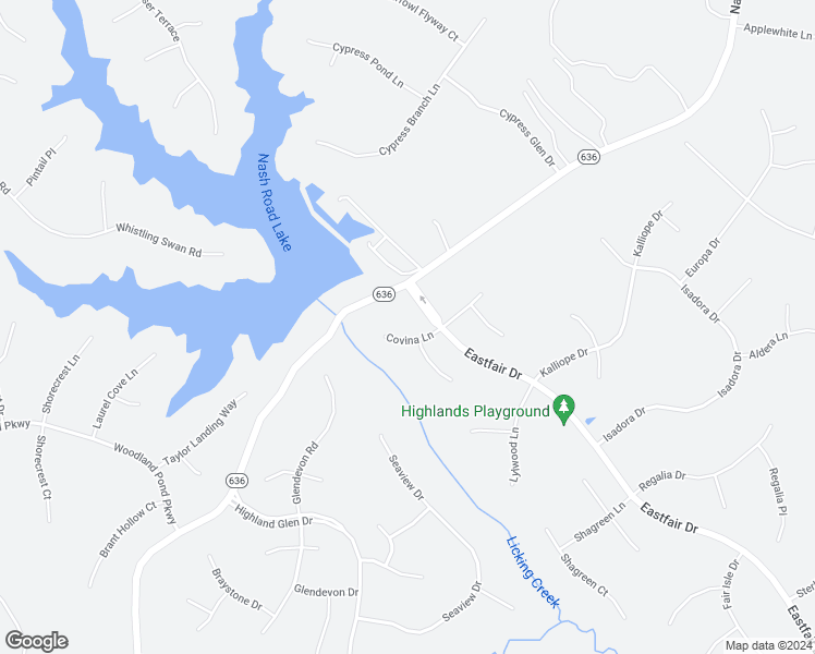 map of restaurants, bars, coffee shops, grocery stores, and more near 11306 Covina Lane in Chesterfield