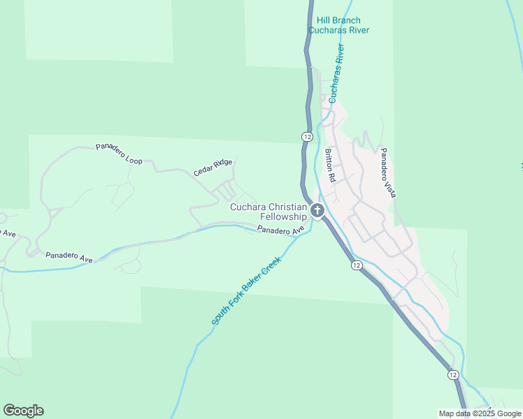 map of restaurants, bars, coffee shops, grocery stores, and more near 23-77 Panadero Avenue in La Veta
