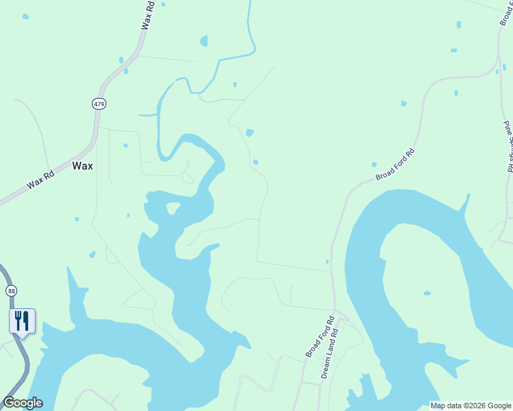 map of restaurants, bars, coffee shops, grocery stores, and more near 542-550 Harrel Lane in Clarkson