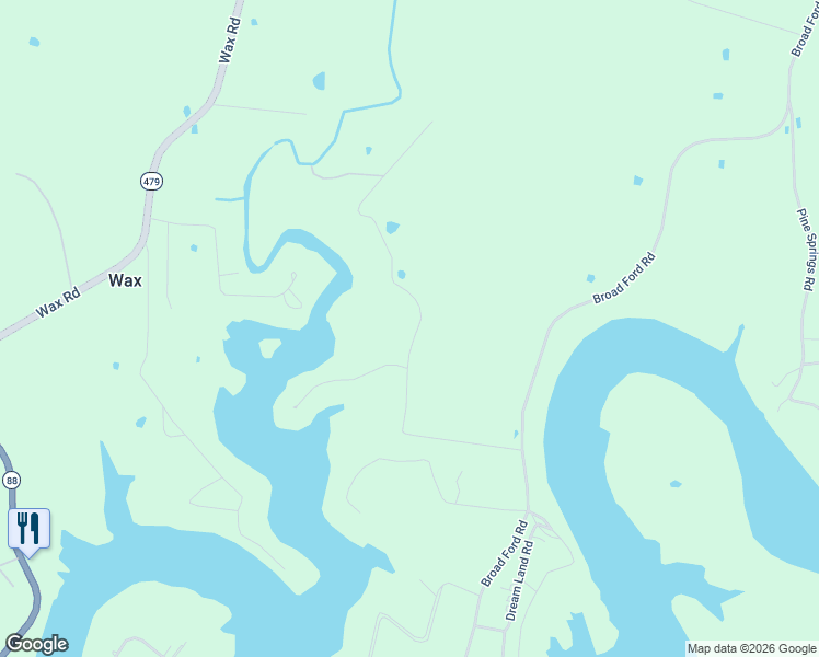 map of restaurants, bars, coffee shops, grocery stores, and more near 477 Gunner Road in Peonia