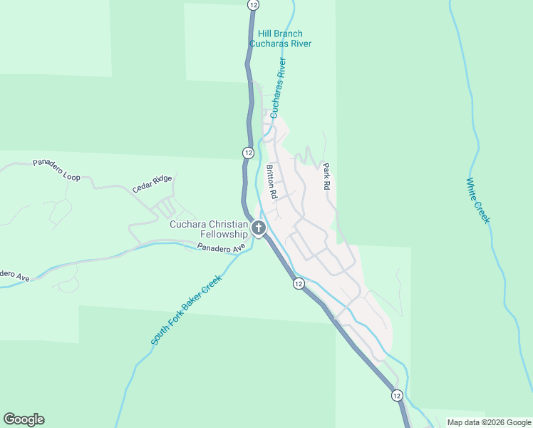 map of restaurants, bars, coffee shops, grocery stores, and more near Britton Trail in Huerfano County
