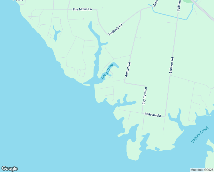 map of restaurants, bars, coffee shops, grocery stores, and more near 50 Captains Drive in Susan