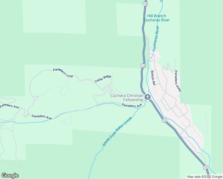 map of restaurants, bars, coffee shops, grocery stores, and more near 18018 Valley Vista Road in La Veta