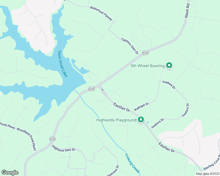 map of restaurants, bars, coffee shops, grocery stores, and more near 11224 Eastfair Way in Chesterfield