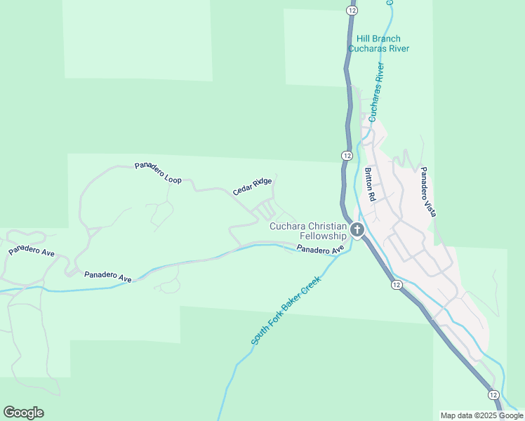 map of restaurants, bars, coffee shops, grocery stores, and more near 18018 Valley Vista Road in La Veta