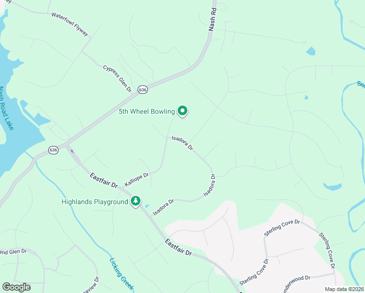 map of restaurants, bars, coffee shops, grocery stores, and more near 10912 Isadora Drive in Chesterfield
