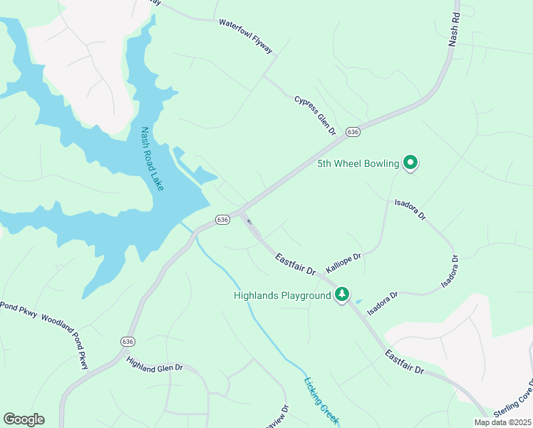 map of restaurants, bars, coffee shops, grocery stores, and more near 11224 Eastfair Way in Chesterfield
