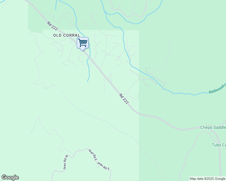 map of restaurants, bars, coffee shops, grocery stores, and more near Road 222 in Oakhurst