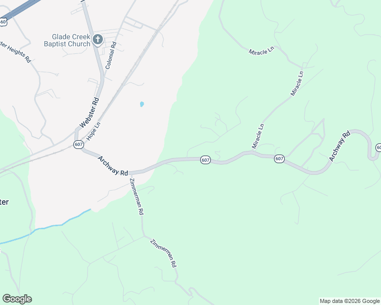map of restaurants, bars, coffee shops, grocery stores, and more near 556-626 Archway Road in Blue Ridge