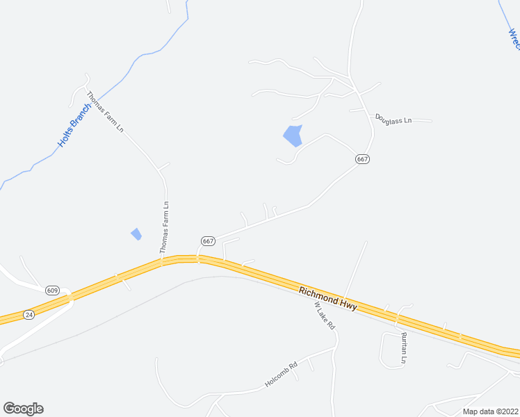 map of restaurants, bars, coffee shops, grocery stores, and more near 385 Hummingbird Lane in Spout Spring