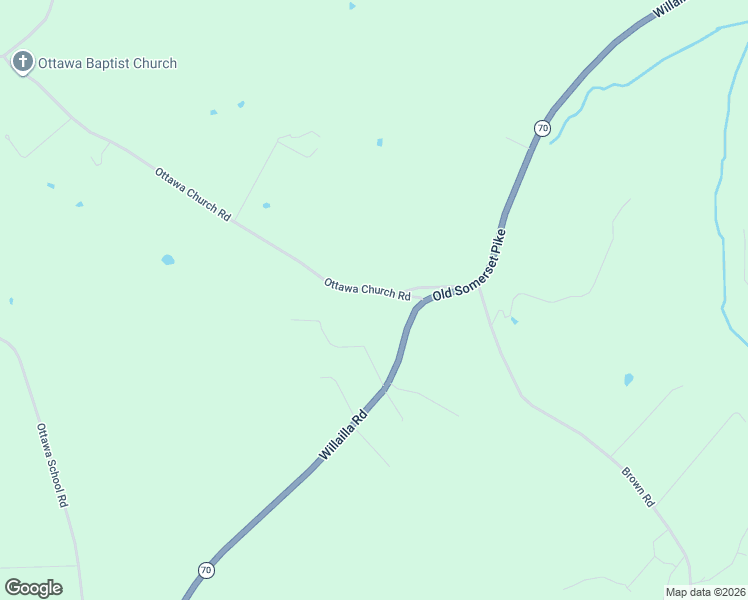 map of restaurants, bars, coffee shops, grocery stores, and more near 2541 Old Somerset Pike in Brodhead