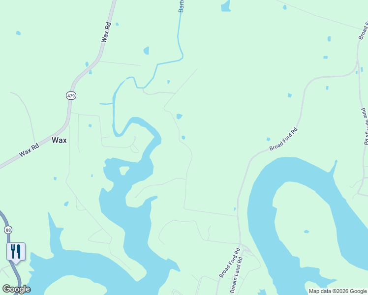 map of restaurants, bars, coffee shops, grocery stores, and more near 477 Gunner Road in Peonia